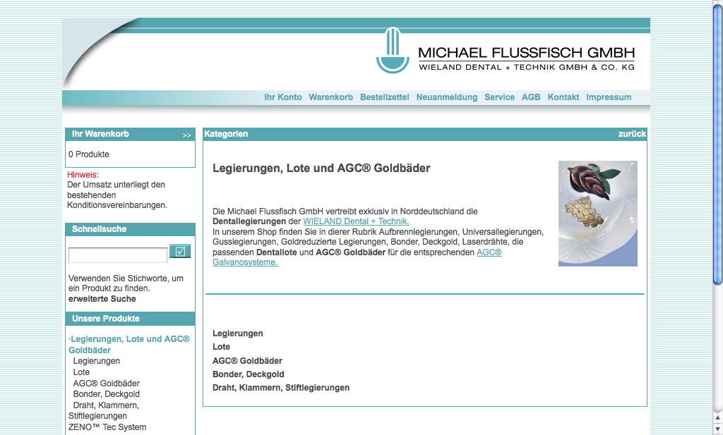Michael Flussfisch GmbH Online Shop
