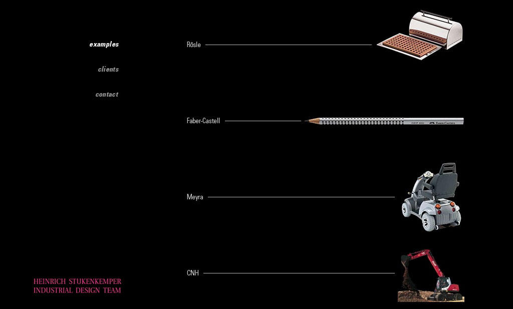 HEINRICH STUKENKEMPER INDUSTRIAL DESIGN 2006