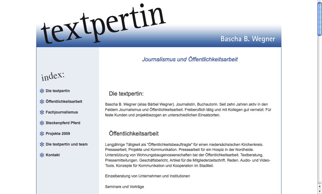 Textpertin Hamburg 2007