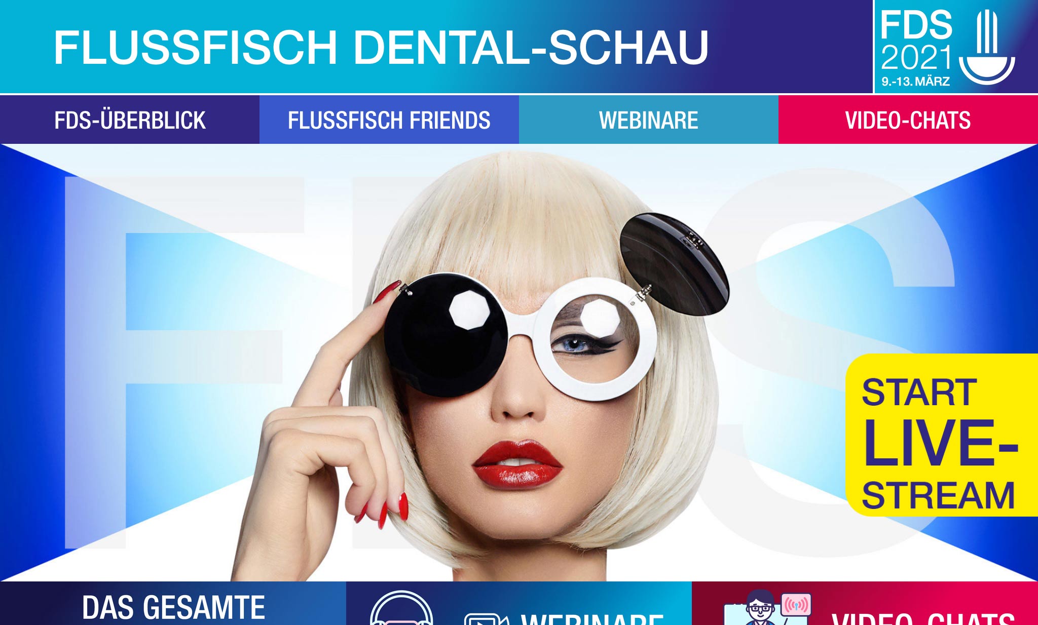 Flussfisch Dental Schau